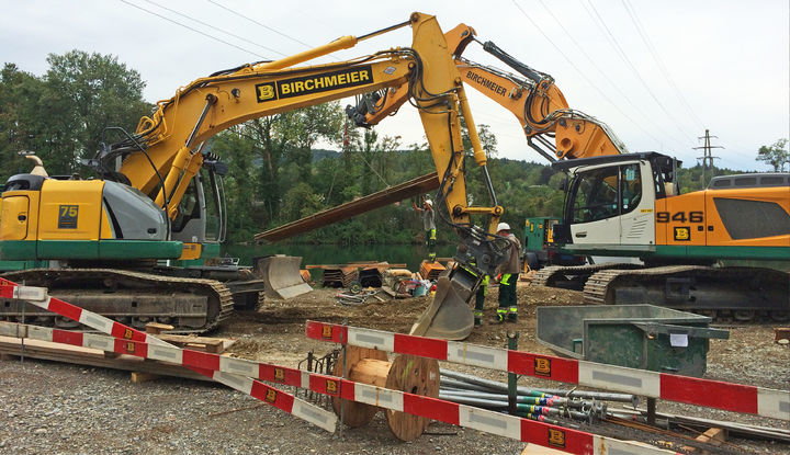 Einwasserungsrampe fuer das mobile Brueckensystem