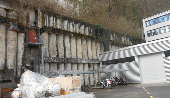 Sanierung Pfahlankerwand Martinsberg mit Ankerersatz